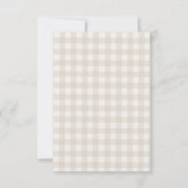 Carte De Remerciements Teddy Bear Baby Shower (Dos)