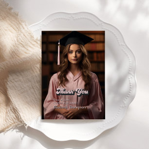 Carte De Remerciements Tendance à mon époque de remise de diplôme Graduat