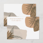 Carte De Remerciements Terracotta Boho Pampas Floral (Devant / Derrière)