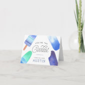 Carte De Remerciements T'es le Max | Enfants Popsicle (Devant)