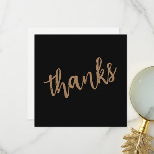 Carte De Remerciements Texte de Thanksgiving élégant