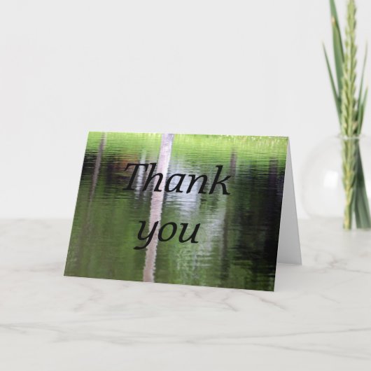 Carte De Remerciements Thank (Devant)