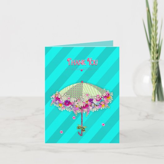 Carte De Remerciements Thank (Devant)
