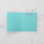 Carte De Remerciements Thank (Intérieur)