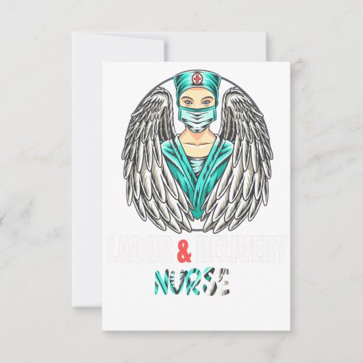 Carte De Remerciements Thank Nurse (Devant)