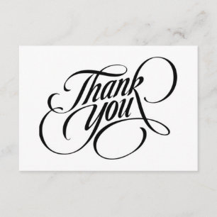 Carte De Remerciements Thank You