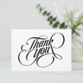 Carte De Remerciements Thank You (Debout devant)