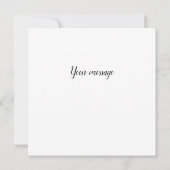 Carte De Remerciements Thank you  (Dos)