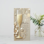 Carte De Remerciements thank you (Debout devant)