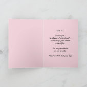 CARTE DE REMERCIEMENTS THANK YOU (Intérieur)