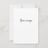 Carte De Remerciements Thank you  (Dos)