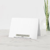 Carte De Remerciements Thank You au Russian (Dos)