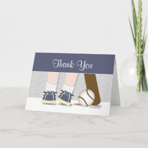 Carte De Remerciements Thank You Baseball Card Template