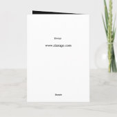 Carte De Remerciements Thank You Birthday Party Leopard 3 (Dos)