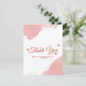 Carte De Remerciements Thank You Card   (Debout devant)