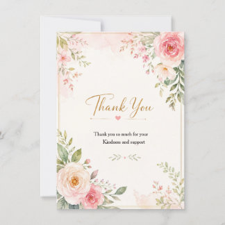 Carte De Remerciements Thank you card