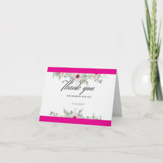 Carte De Remerciements Thank you card