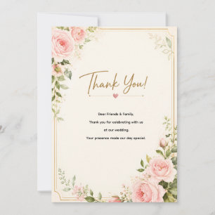 Carte De Remerciements Thank you card