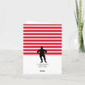 Carte De Remerciements Thank You Card Bodybuilder (Dos)