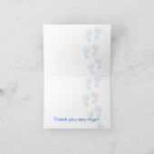 Carte De Remerciements Thank you card - Boy baby shower (Intérieur)