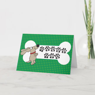 Carte De Remerciements Thank You Card de Dog