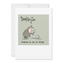 Thank you card for volunteers