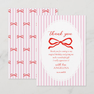 Carte De Remerciements Thank You Cards Baby's first birthday. 