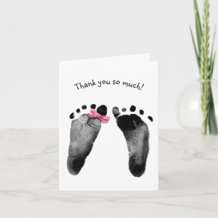 Carte De Remerciements Thank you for Baby Girl gift