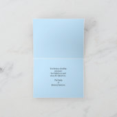 Carte De Remerciements Thank You for Sympathy Lake Reflection (Intérieur)