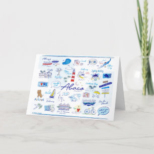 Carte De Remerciements Thank you note cards 'The ABC's of Hopetown'