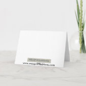 Carte De Remerciements Thank you with Flute and Clarinet (Dos)