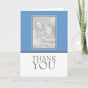 Carte De Remerciements Thank you with photo