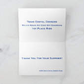 Carte De Remerciements Thanks (Intérieur)