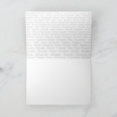 Carte De Remerciements "Thanks" | Customizable (Intérieur)