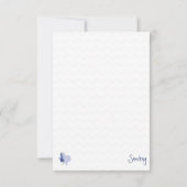 Carte De Remerciements Thanks Y'all Bluebonnet Texas (Dos)