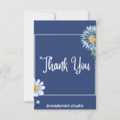 Carte De Remerciements Thanku card (Devant)