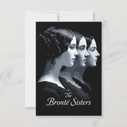 Carte De Remerciements The Brontë Sisters (Devant)