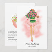 Carte De Remerciements Thé de printemps (Devant / Derrière)