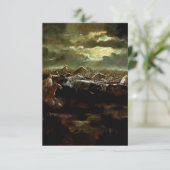 Carte De Remerciements "The Dernier Stand" Art occidental de Charles M Ru (Debout devant)