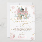 Carte De Remerciements The Nutcracker Winter Onederland 1st Birthday (Devant)