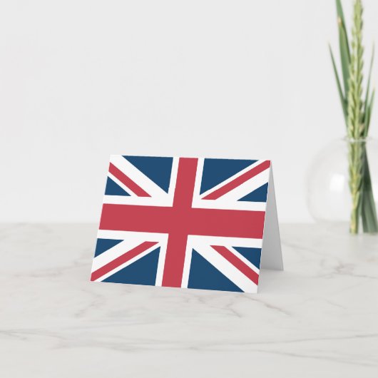 Carte De Remerciements The Union Jack British Flag Card (Devant)