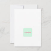 Carte De Remerciements Thème cerise, design cerise (Dos)