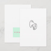 Carte De Remerciements Thème cri de perroquet (Devant / Derrière)
