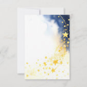 Carte De Remerciements Thème de Baby shower de loup mignon (Dos)