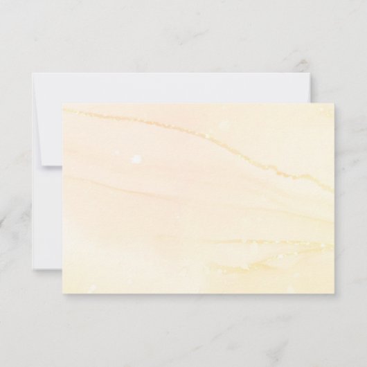 Carte De Remerciements Thème de fête prénuptiale avec un goûter champêtre (Dos)