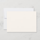 Carte De Remerciements Thème de mariage Café (Dos)