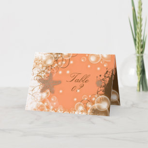 Carte De Remerciements Thème de mariage sur la plage ~ placement de 2 cou