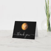 Carte De Remerciements Thème de tennis élégant (Devant)