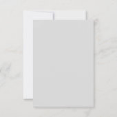 Carte De Remerciements Thème lingerie chic pour douche de mariée (Dos)