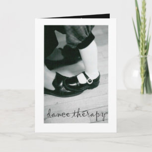 CARTE DE REMERCIEMENTS THÉRAPIE DE DANSE